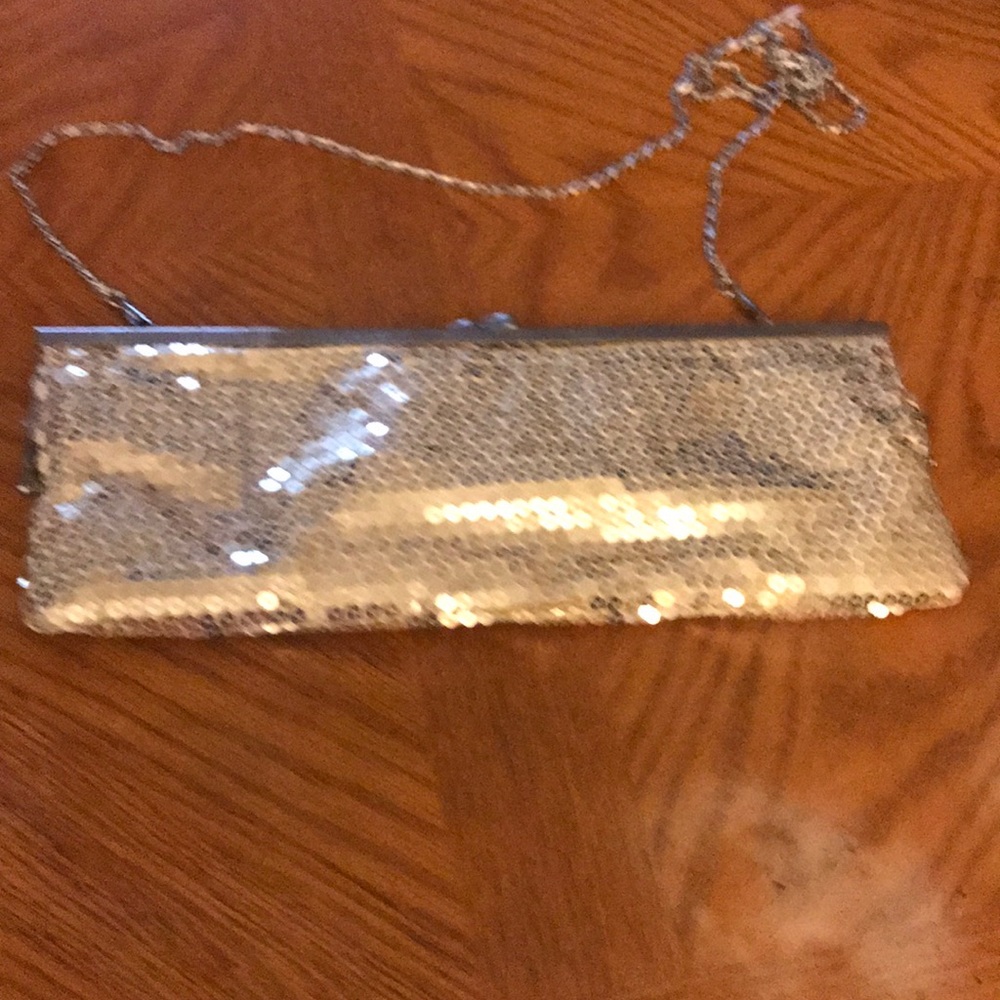 Sparkle gold clutch